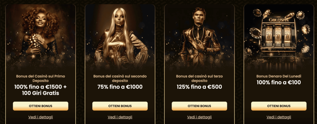 Goldspin Casino Bonus Benvenuto